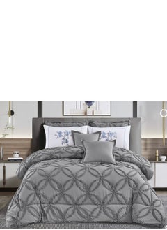 Generic King-size striped double bed sheet set, 230 x 250 cm  - Image 1