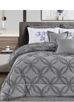 Generic King-size striped double bed sheet set, 230 x 250 cm  - Image 2