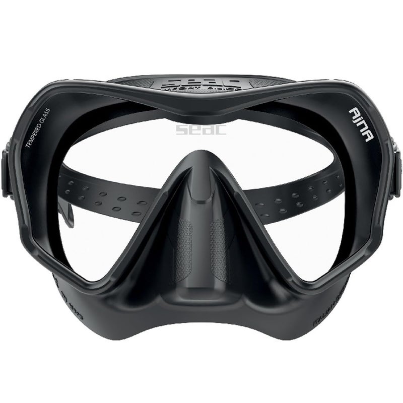سياك قناع الغوص بدون إطار Seac Ajna مع رؤية واسعة، تنورة من السيليكون بنسبة 100% مصنوعة في إيطاليا - Image 2