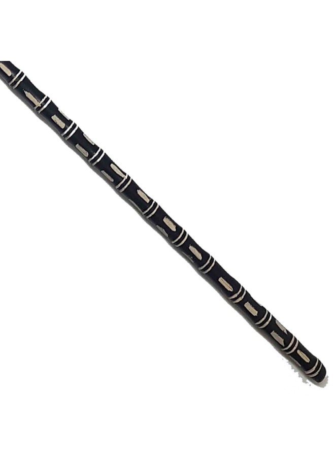 A walking stick made of Aswan beech wood, for men, black and white. - Image 4