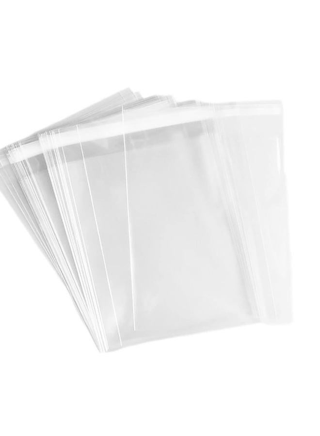 Delatanus 4-5/8'' X 5-3/4'' Resealable Cello Cellophane Bags - Fits A2 Card w/Envelope Photos Jewelry Candy Treats Cookie Bakery (100 Count) - Image 1