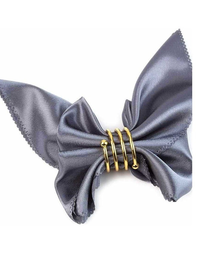 8-Piece Set Napkin Ring Table Setting Suitable for Casual or Formal Occasions  - Image 3