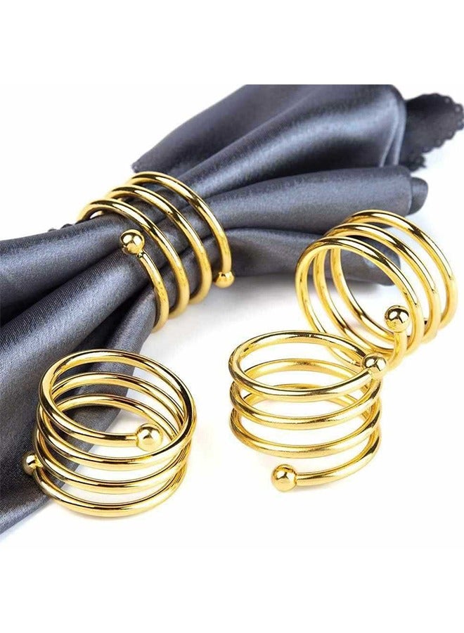 8-Piece Set Napkin Ring Table Setting Suitable for Casual or Formal Occasions  - Image 4