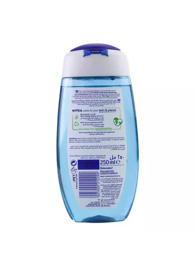 Nivea Men Sensitive Soothing + Bamboo Extract Shower Gel For Face, Body & Hair - 250ml - Image 2