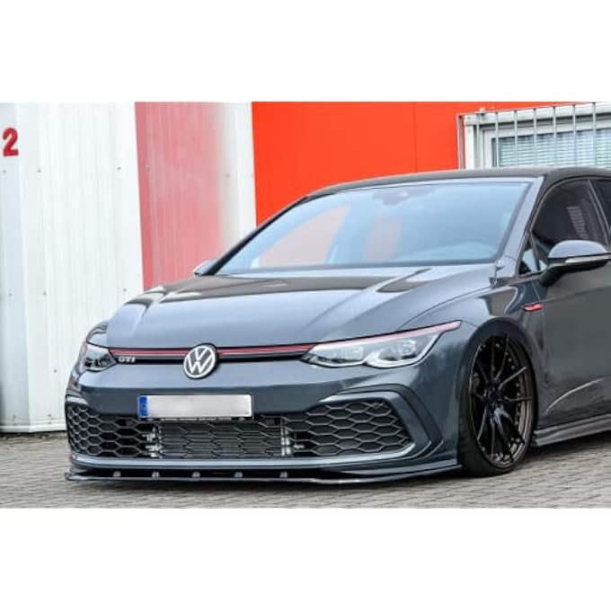 ProTuning Black Gloss Front Bumper spoiler/skirt/valance For Golf 8 GTI 2020-2023 - Image 2