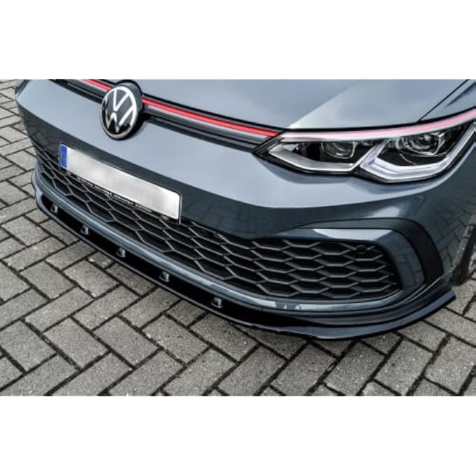 ProTuning Black Gloss Front Bumper spoiler/skirt/valance For Golf 8 GTI 2020-2023 - Image 3