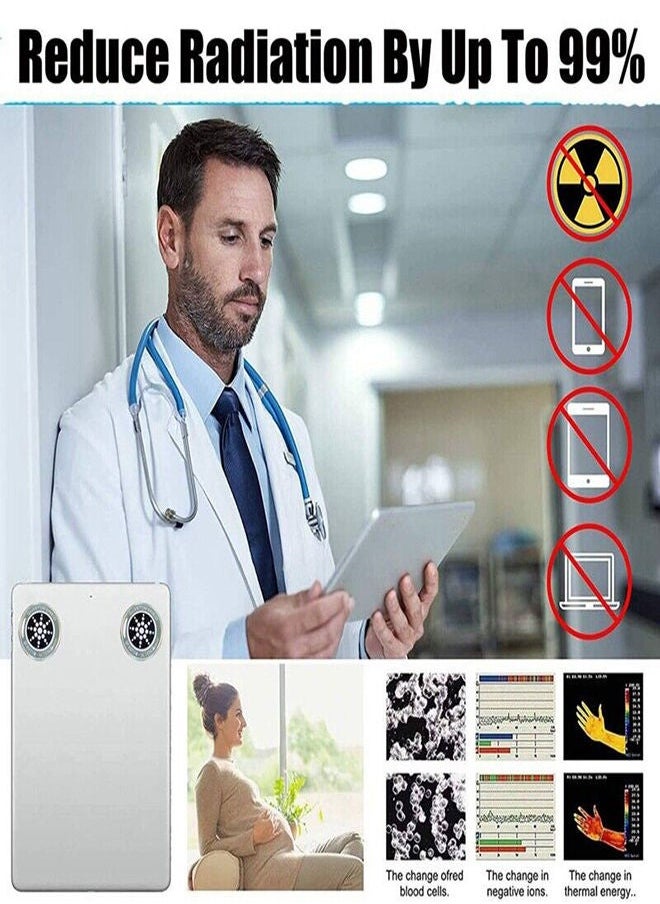 Y&D - Cell Phone 5G EMF Protection Stickers, 6Pcs Anti Radiation Shield Sticker, Neutralizers, 98% Effective Protector Smart Phones, Laptops, Tablets, TV, Monitors, All Devices (Golden) - Image 1