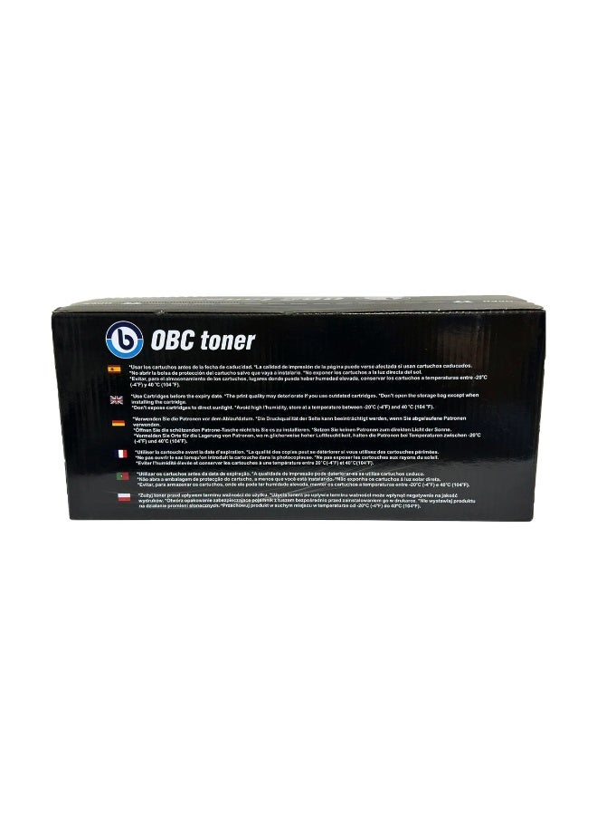 OBC Compatible Cyan Laser Toner Cartridge Replacement for HP 131A/CF211A. Prints up to 1800 pages with vivid colors and professional print quality. - Image 2