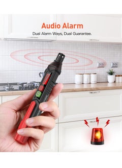 SYOSI Propane Gas Leak Detector for Home and RV, Portable Natural Sniffer Sound & LED Alarm High Accuracy Battery Powered, Pocket Pen Type Flammabler Detection Analyzer Meter Tool  - Image 4