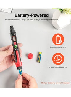SYOSI Propane Gas Leak Detector for Home and RV, Portable Natural Sniffer Sound & LED Alarm High Accuracy Battery Powered, Pocket Pen Type Flammabler Detection Analyzer Meter Tool  - Image 5