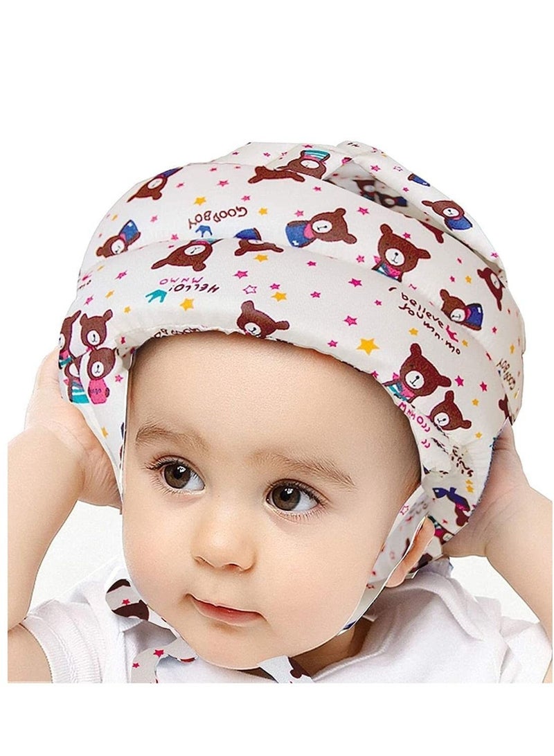 MIXDE Baby Head Protector Helmet Breathable Safety Head Guard Cushion with Adjustable Straps Protection Cap Harnesses Hat for Infant Toddlers Learn to Walk and Kid - Image 1