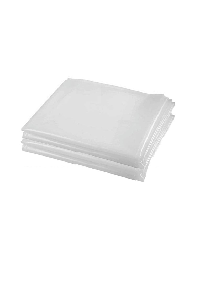 Painters Polythene Sheet Plastic Drop Cloths Sheet, Waterproof Anti-dust Furniture Cover, Disposable Tarp for Painting for Couch Cover and Furniture Cover (500G x 9 Meter)  - Image 1