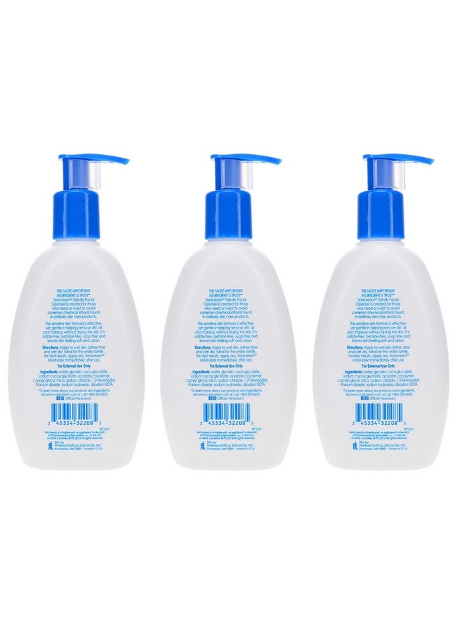 Vanicream Gentle Facial Cleanser for Sensitive Skin, 8 Oz (Pack of 3), Unscented, 24 Fl Oz - Image 5