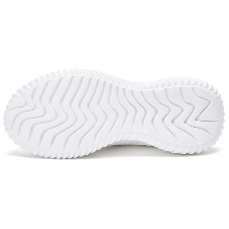 PPQ Womens Slip On Walking Shoesï¼ŒMemory Foam Lightweight Comfort Casual Workout Shoes,Yoga Or Tennis Or Running Sneakers White 7.5 - Image 5