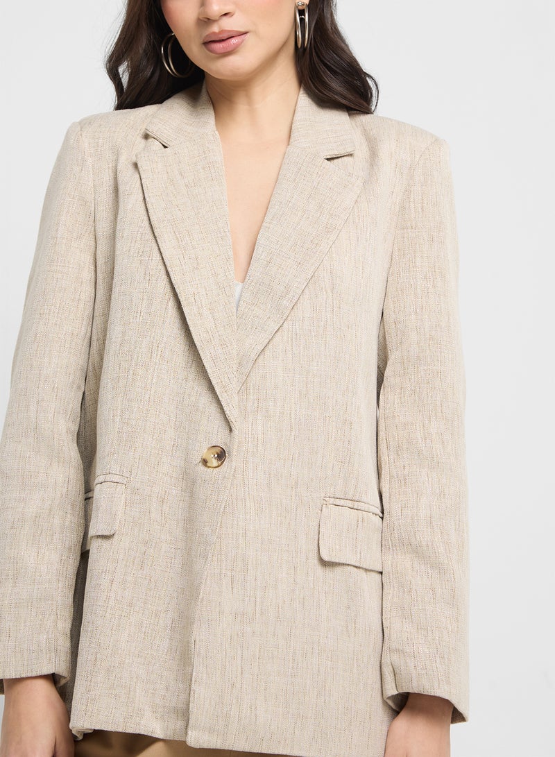 ELLA Single Breasted Blazer  - Image 3