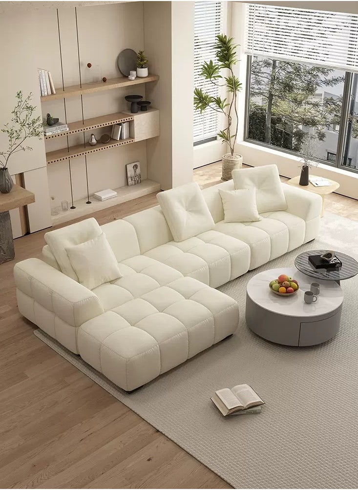 Ripple FURNITURE Exclusive Bonita Home Decoration Lamb Fleece Sofa Set With Free Installation (Three-Seat 270Cm)  - Image 2