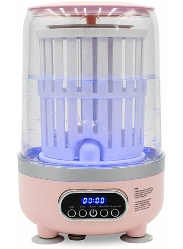 غسالة صغيرة محمولة 3 في 1 3 لتر مع شاشة ونابض غسيل ياكي اليد وتصريف سفلي مخفي لملابس الأطفال والملابس الداخلية والجوارب – أجهزة متعددة – حجم كومباكت 170×168×260 مم - Image 1