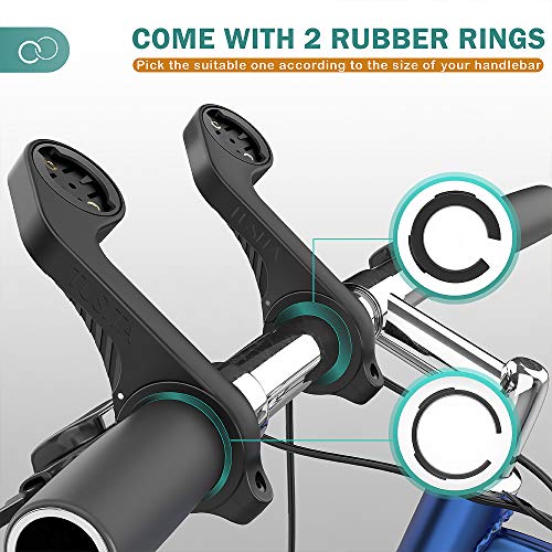 TUSITA حامل تيوسيتا الأمامي متوافق مع جهاز Garmin Edge GPS لركوب الدراجات، XOSS G/G+، iGPSPORT - مقود الدراجة 25.4 مم 31.8 مم - Image 5