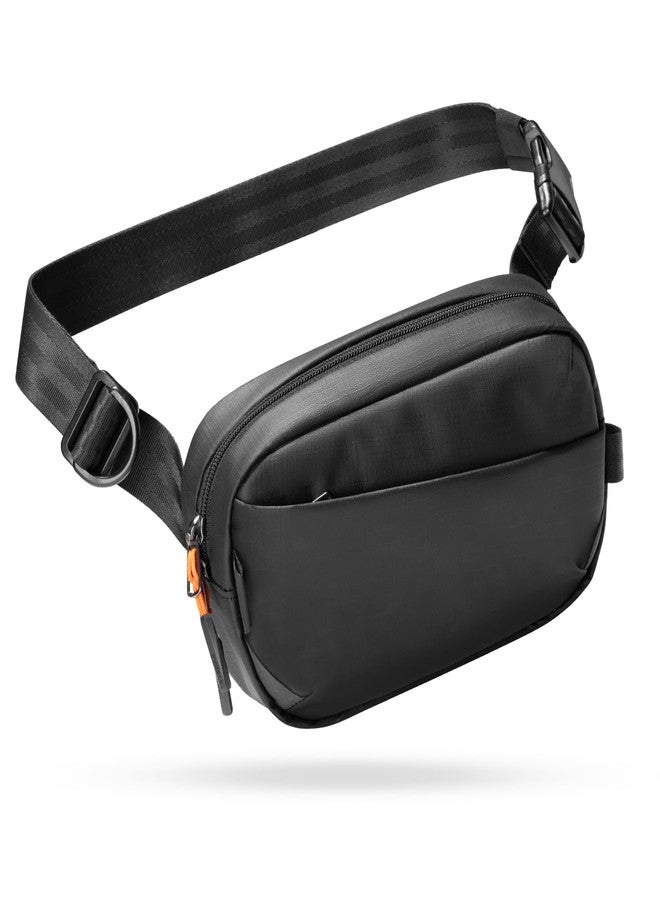 Inateck Sling Bag X-Mini, Durable Fanny Pack with RFID Blocking, Water-resistant Belt Waist Bag with Quick-adjust Strap, Stylish Waist Pack for Men, Women, Travel, Hiking, Cycling, Work, Sports, - Image 1