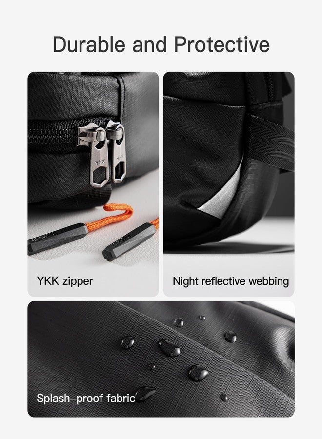 Inateck Sling Bag X-Mini, Durable Fanny Pack with RFID Blocking, Water-resistant Belt Waist Bag with Quick-adjust Strap, Stylish Waist Pack for Men, Women, Travel, Hiking, Cycling, Work, Sports, - Image 5