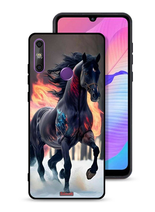 Tolwak غطاء حماية لهاتف هواوي إنجوي 20e بتصميم حصان عالي الدقة - Image 1