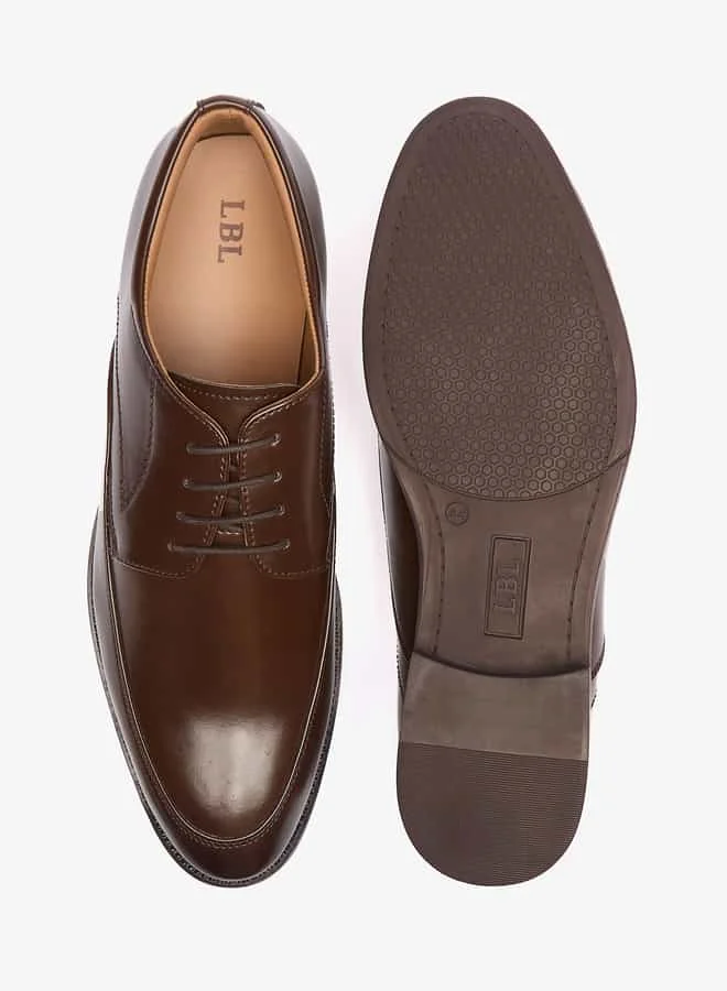 LBL by Shoexpress Men Solid Lace-Up Derby Shoes