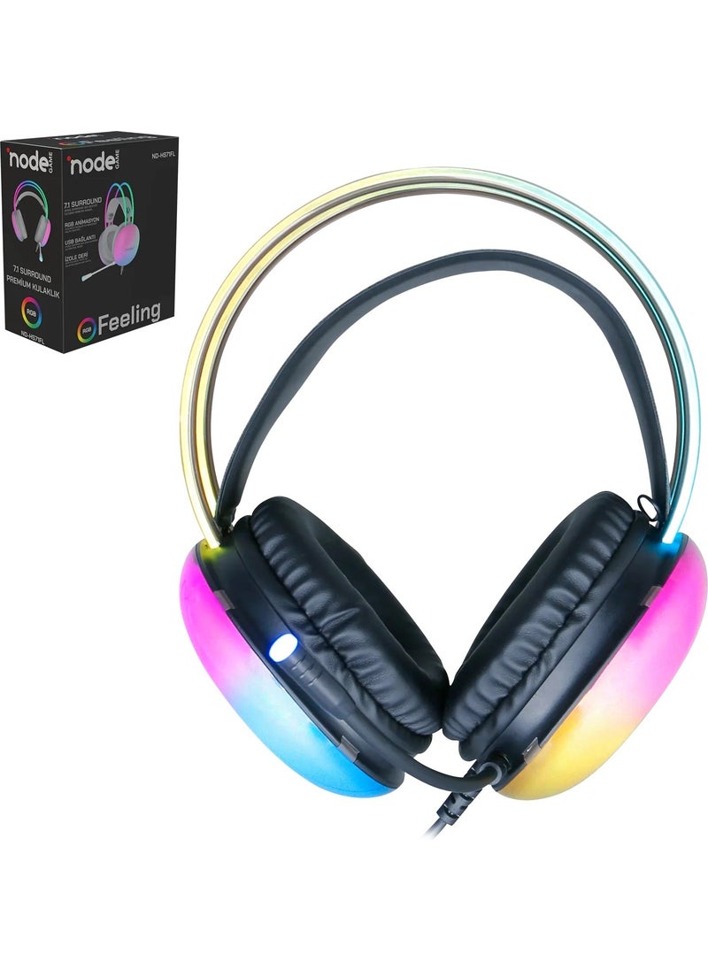 NodeGame ND-HS71FLBW 7.1 Headset