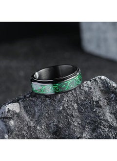 Mens Spinner 8Mm Stainless Steel Ring Anxiety Fidget Ring Black Celtic Dragon Green Carbon Fiber Inlay Fidget Wedding Ring 9.5 - pzsku/Z17673D28EA81709A8B9DZ/45/_/1687933759/8292d5da-78ca-4d55-b634-dcc746e42e46