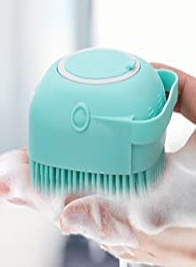 Ocer- Bath Brush - Shampoo Bath Brush Body Massage Men & Women Bath Brush- Soft Silicone Brush Rubber Bristle Bath Brush - Image 1