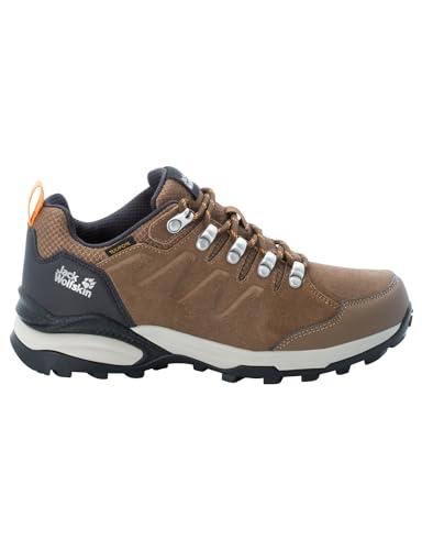 Jack Wolfskin Women's Refugio Texapore Low W Hiking Shoe, Brown/Apricot, 8 - Image 2