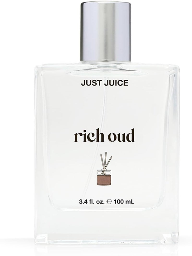 جاست جوس عطر جست جوس ريتش عود - عطر عود للجنسين مع البرغموت والزعفران والعنبر - 3.4 أونصة - Image 1