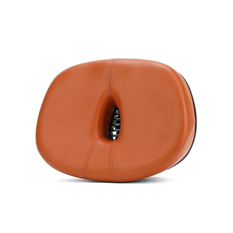 Generic New Noseless Mountain Bike Saddle Cushion Light brown