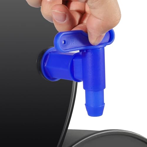 MUGLIO 3/4" Drum Spigot Faucet Pail Taps with EPDM Gasket Polypropylene Construction FDA Compliant Materials NPT Connection for Plastic Gallon Drums by MUGLIO（Blue） - Image 4