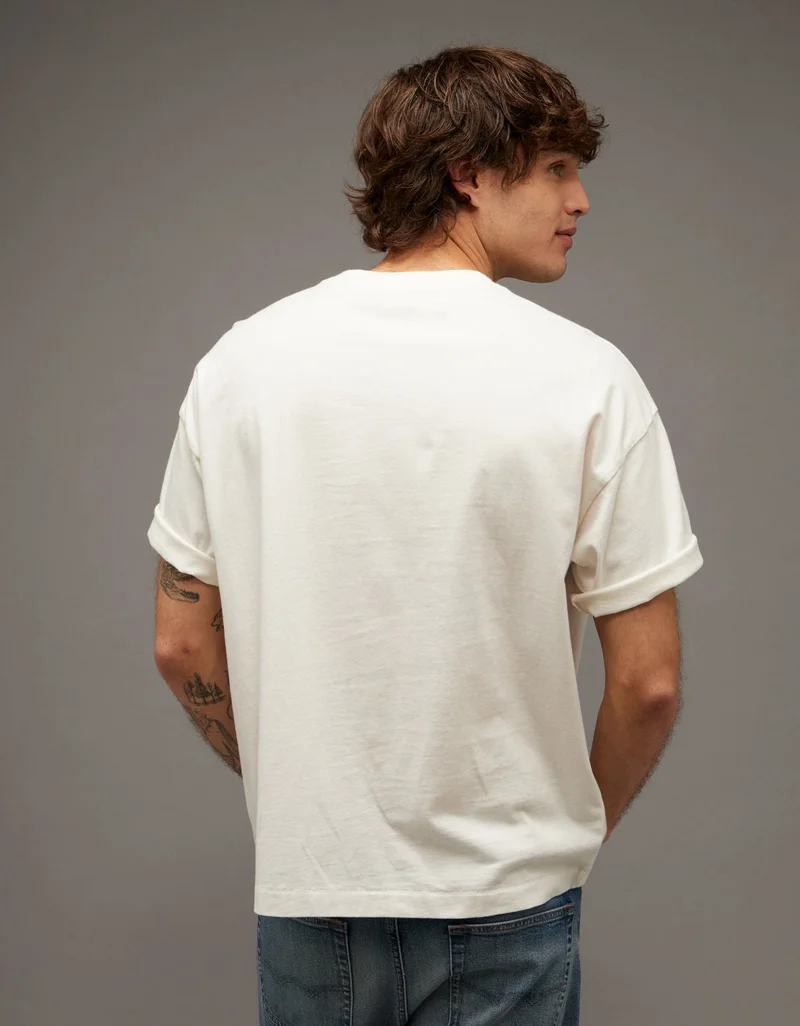 American Eagle  AE Relaxed Logo Graphic T-Shirt  | Best Price UAE