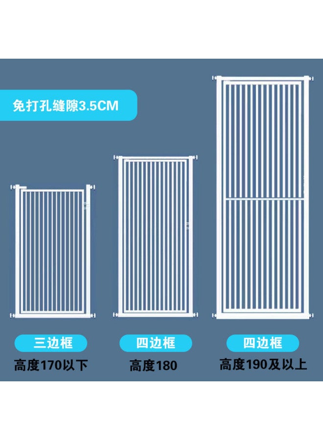 Yqqz Punch-free Pet Fence Blocking Anti-cat And Dog Gate Fence Guardrail Fence Cat Isolation Door Anti-jump Room L