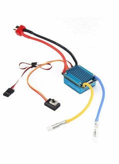 Excefore وحدة تحكم في السرعة الكهربائية 160A ESC المصقولة 3S 160A مقاومة للماء ESC 5V 1A BEC لسيارة RC 1 12 ملحقات بديلة لشاحنة RC Buggy شاحنة قصيرة المسار وزاحفة الصخور وخزان  - Image 1