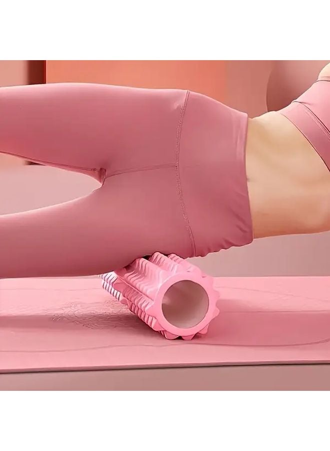 أسطوانة التدليك الزرقاء الصغيرة من الإسفنج لليوجا والبيلاتس والتدريب في الصالة الرياضية - Image 3