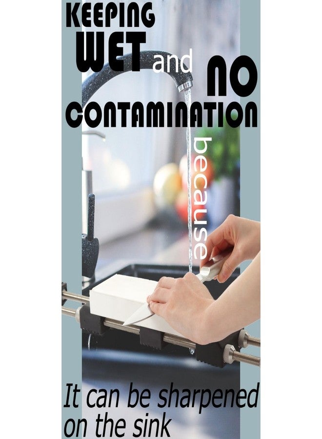 Someie Shapton Medium Whetstone #1000 Orange K0702 & Someie Whetstone Holder Set - Image 4