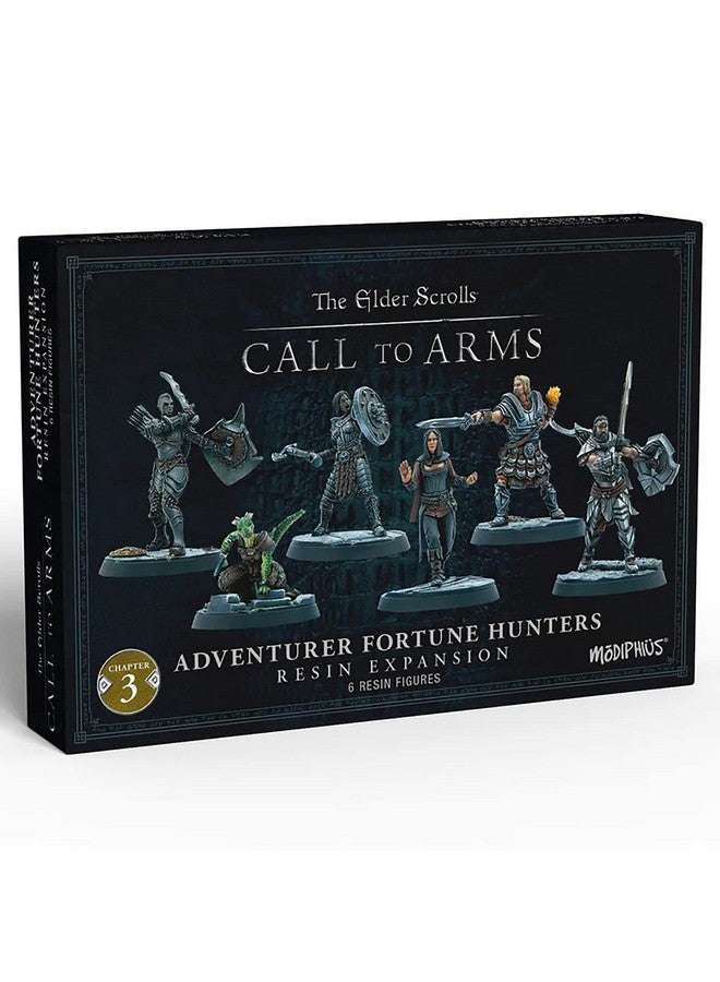 Modiphius Entertainment The Elder Scrolls: Call to Arms - Adventurer Fortune Hunters - 6 Unpainted Resin Figures (MUH0330304) - Image 1