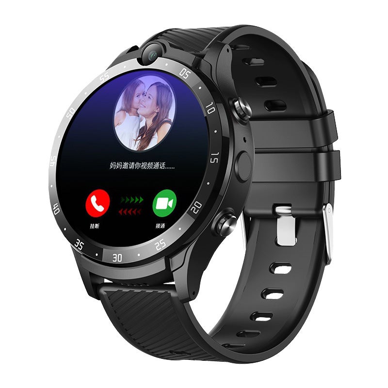 Source manufacturer smart phone watch 4G full netcom Y33 card video payment positioning children primary and secondary school students Black 