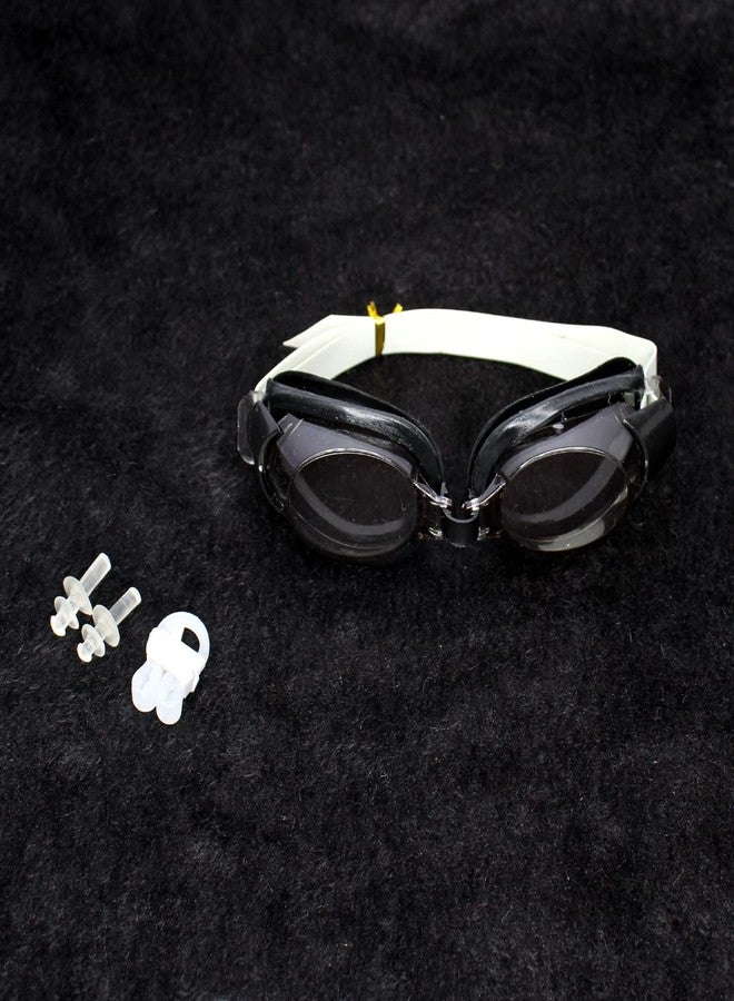 FULLY Swimming Goggles with Ear Plugs and Nose Clips for Kids and Adults (Pack of 1) - Image 4