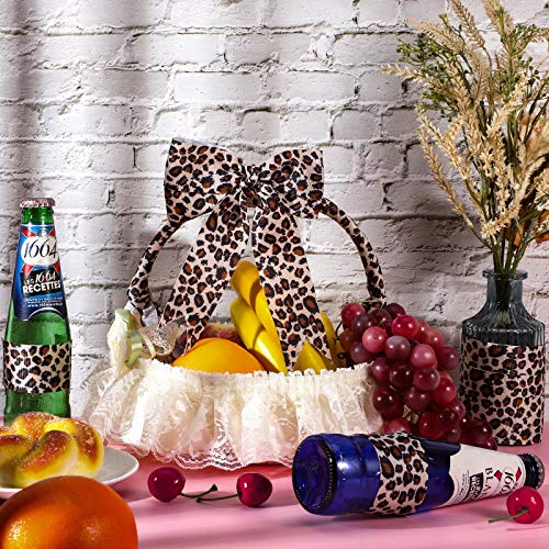 Chuangdi Leopard Print Ribbon 1.5 Inch 20 Yards Cheetah Print Ribbon Grosgrain Christmas Animal Leopard Craft for Hair Bows Headbands Making and Craft Wrapping - Image 5