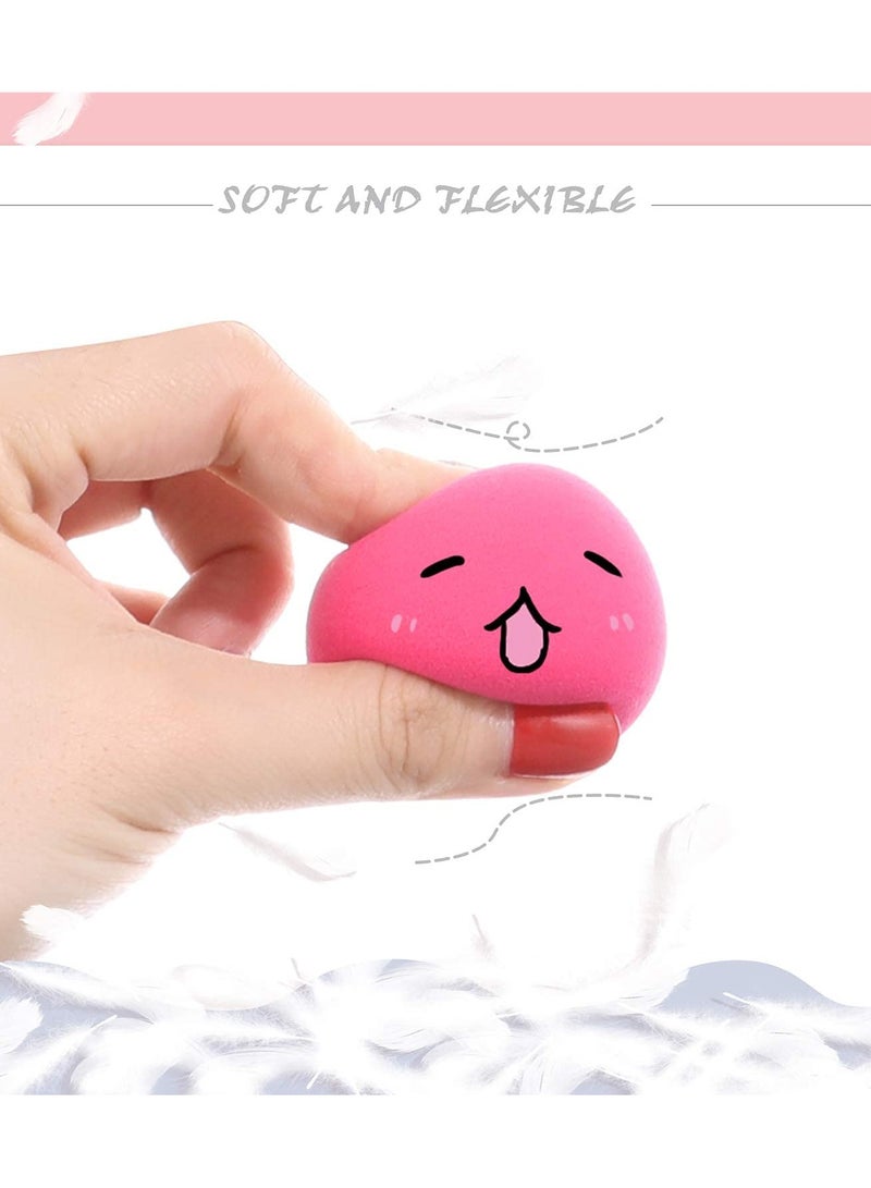 أوريتي عبوة من 3 إسفنجات لدمج كريم الأساس - أحمر/أسود/أرجواني - Image 5