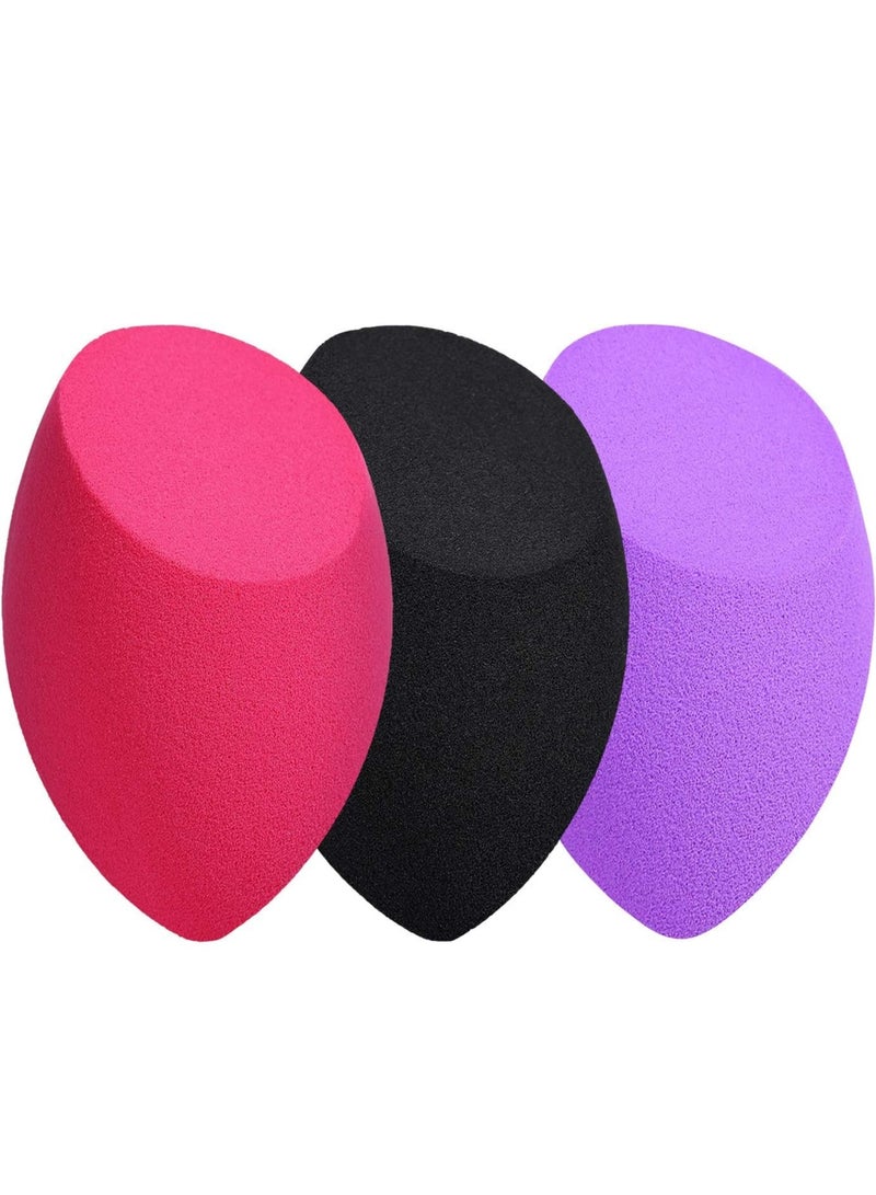 أوريتي عبوة من 3 إسفنجات لدمج كريم الأساس - أحمر/أسود/أرجواني - Image 1