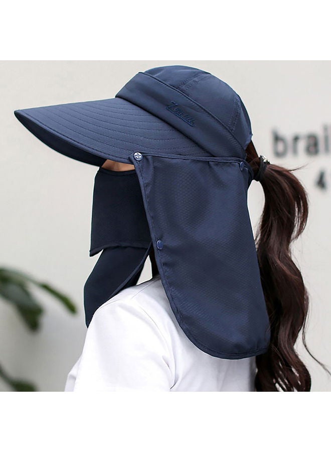 نيبمينينت قبعة الشمس لتغطية الوجه والرقبة قابلة للفصل 25x13x5سم - Image 4
