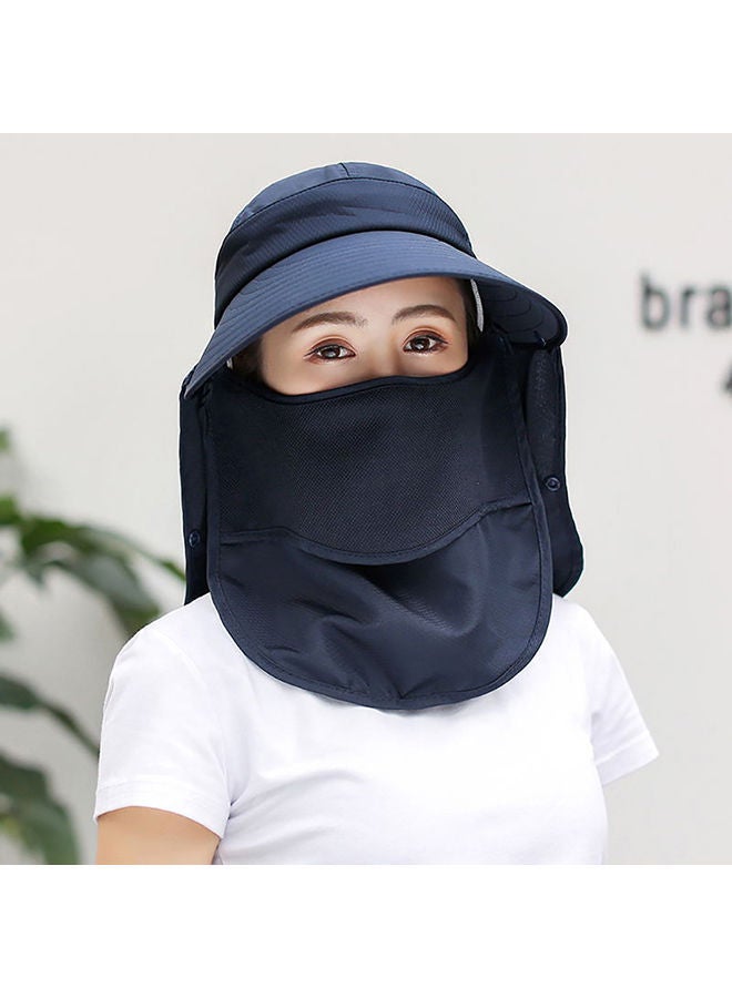 نيبمينينت قبعة الشمس لتغطية الوجه والرقبة قابلة للفصل 25x13x5سم - Image 3