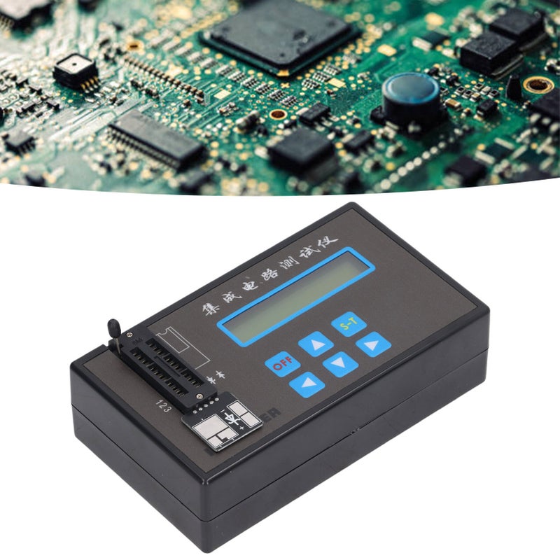 Handheld LED Screen Display IC Tester Rechargeable Transistor Diode Triode Integrated Circuit Tester - Image 5