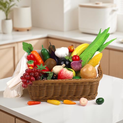 Woration 30pcs Plastic Artificial Fruit Fake Vegetables Simulation Foam Mini Fruits Set Lifelike Food Model Table Decoration Christmas Home Faux Photoshoot Garnish Festival - Image 2