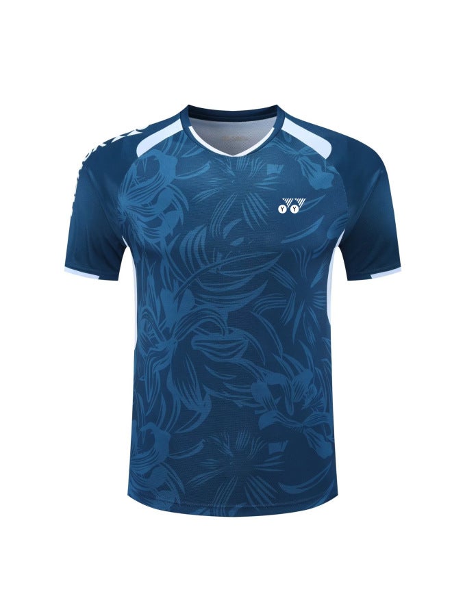Yy Badminton Men's And Women's Suits Breathable Sweat-absorbent Quick-drying Table Tennis Running Training Compeion Sportswear Group Purchase