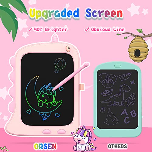 ORSEN 8.5 Inch LCD Doodle Board Tablet for Girls - Unicorn Drawing Pad for Kids 2-7 Years Old - Travel Toy Birthday Gift - Image 4